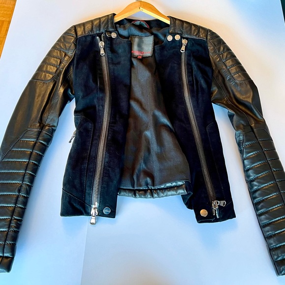 Like New Frocella B-114 Suede Women Leather Jacket - Picture 2 of 16